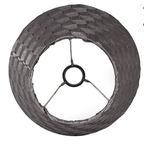 Better Homes & Gardens Gray Small Tapered Pleat Fabric Lamp Shade - Picture 11 of 16